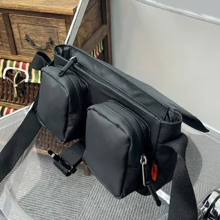 【LEEHER】雙11 女生/包包/斜背小方包/工裝包/休閒防水包 小包/黑色斜背包/白色包/大容量側背包