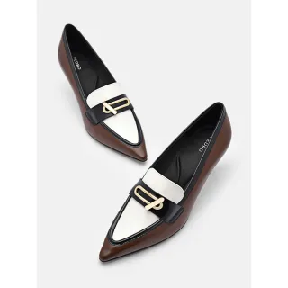 【PEDRO】Brie真皮高跟鞋-黑色/混色(小CK集團品牌 官方直營 商務必備)