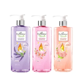 【Enchanteur 艾詩】植萃沐浴露-510g(玫瑰橘/薰衣草紫/鳶尾花粉)