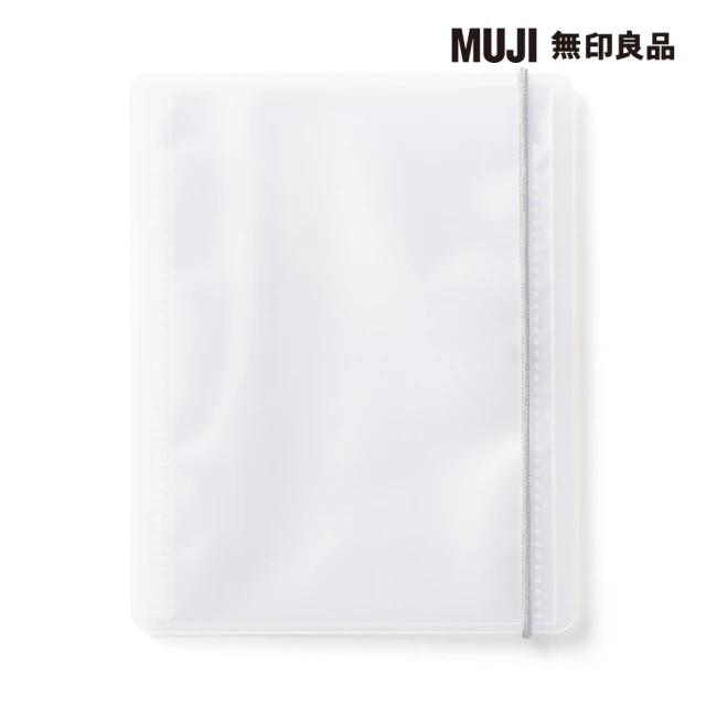 MUJI 無印良品 方便瀏覽可立式收藏卡夾/明信片尺寸/10口袋