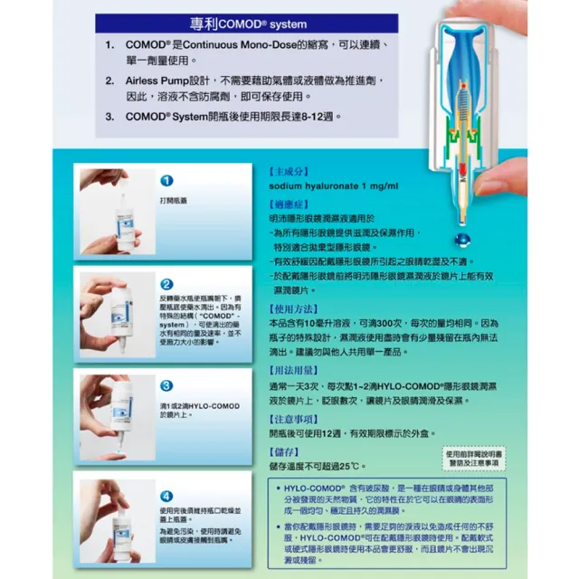 德爾薩 明沛隱形眼鏡潤濕液 10ml(隱形眼鏡 潤濕液 保養液)