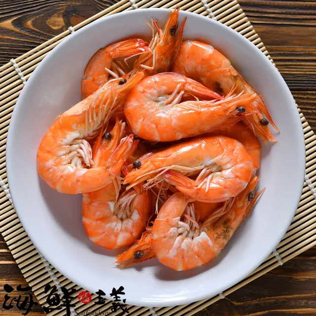【海鮮主義】傳鮮熟白蝦2盒組(1KG/盒;40/50規格;約40-50隻/盒)
