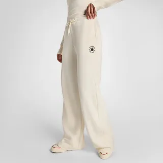 【CONVERSE】HOLIDAY KNIT PANT 長褲 女 米白色(10027072-A01)