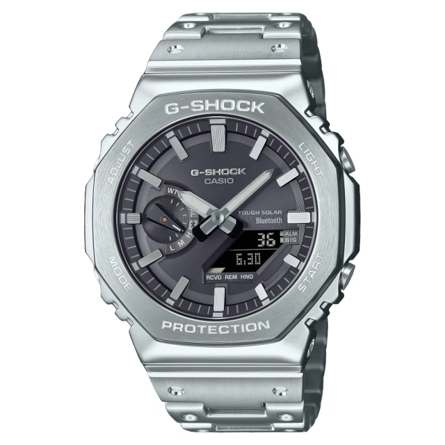 CASIO 卡西歐 G-SHOCK八角金屬雙顯錶(GM-B2100SD-1A)