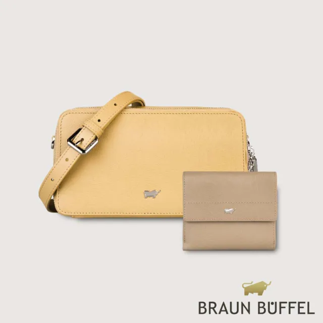 【BRAUN BUFFEL 德國小金牛】依雅娜 大波士頓包-黑色(BF853-36-BK) 女包送禮推薦