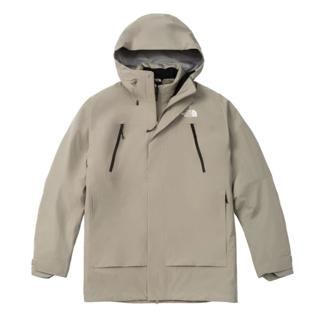 The North Face 北臉 外套 男款 運動連帽外套 三合一 防潑水 羽絨膽 M STORMPEAK FL 灰 NF0A89ZM1I4