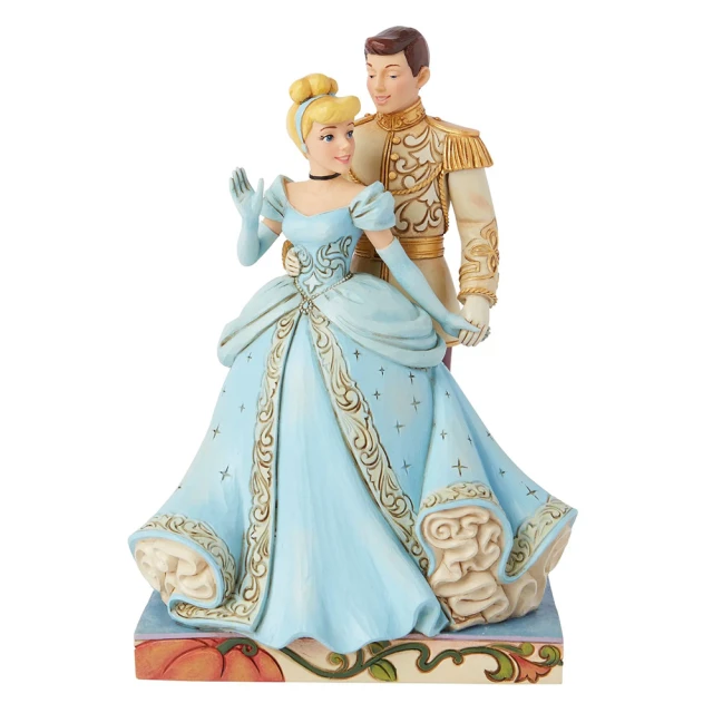 Enesco 精品家飾 Disney 迪士尼 仙履奇緣 灰姑娘和王子童話般的愛情居家擺飾