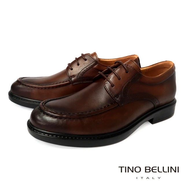 TINO BELLINI 貝里尼 綁帶紳士鞋HM3T075-9(駝色)