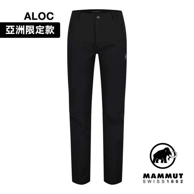 【Mammut 長毛象】Trekkers 3.0 Pants AF Men 健行防潑水長褲 黑色 男款 #1021-00800