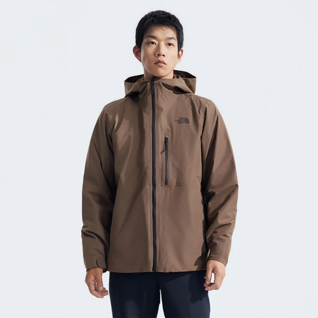 The North Face 官方旗艦 北面男女款棕色LOG