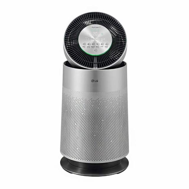 【LG 樂金】PuriCare 360°空氣清淨機 - 寵物功能增加版/適用19坪/單層(AS651DSS0)