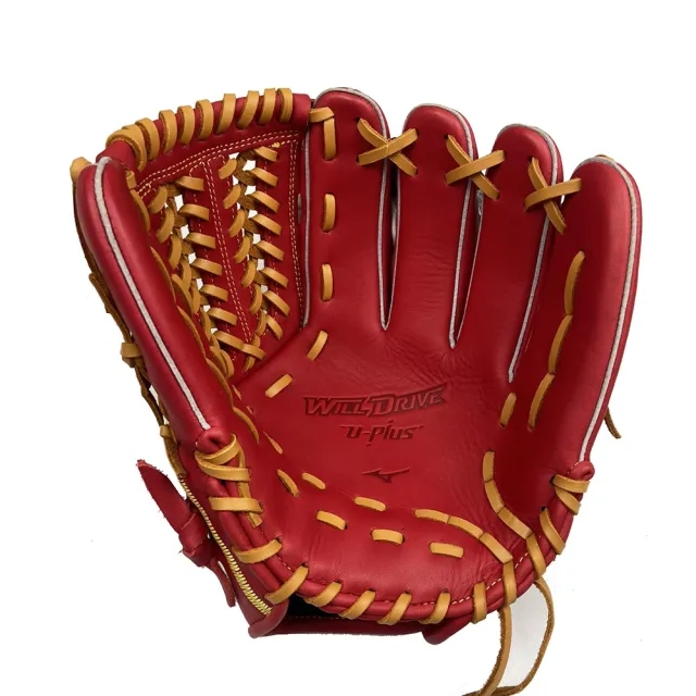 【MIZUNO 美津濃】WILLDRIVE RED限定紅標約11.6吋棒球手套內野密檔紅X咖啡皮繩(1AJGR14110 6249)