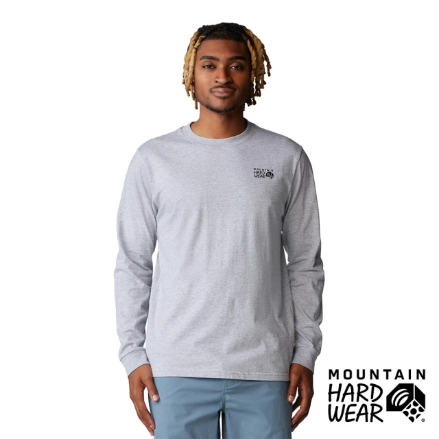 Mountain Hardwear MHW Back Logo™ Long Sleeve 經典LOGO舒適長袖上衣 男款 灰色 #2100571