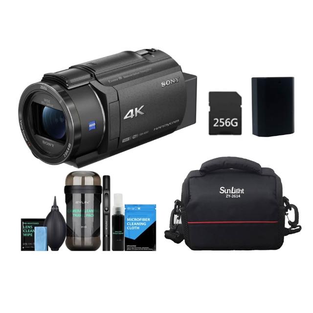【SONY 索尼】FDR-AX43A +128G記憶卡+NP-FV100 副廠電池+DKL-15膠囊清潔組(公司貨)