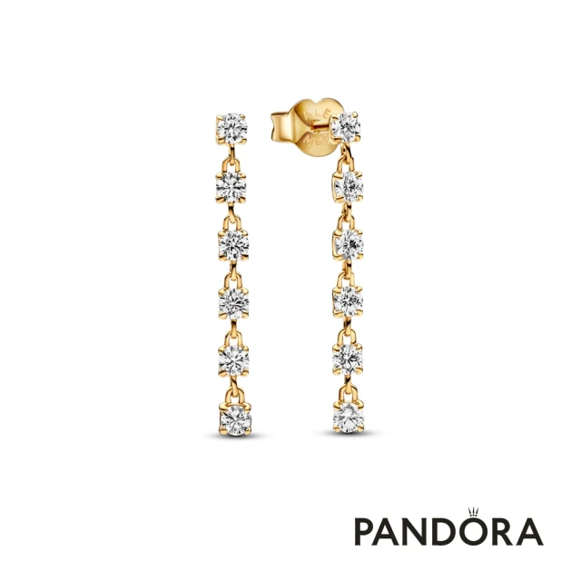 Pandora 官方直營 偏愛之心鑲邊耳環品牌優惠