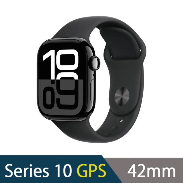 【Apple】Apple Watch S10 GPS 42mm(鋁金屬錶殼搭配運動型錶帶)
