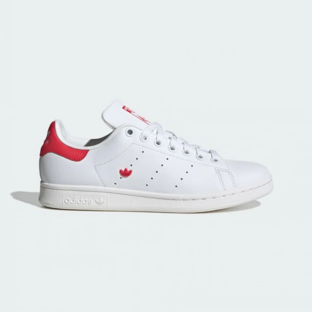 adidas 愛迪達 休閒鞋 女鞋 運動鞋 三葉草 STAN SMITH W 白紅 IE0460