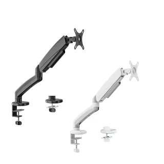 【Happytech】T55-C01E2 螢幕支架 17-32吋氣壓式桌上型手臂支架 氣壓支架 夾鎖桌2用