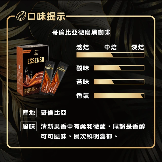 國宴指定L’OR ESSENSO艾森微磨黑咖啡