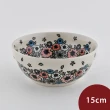 【美學生活 波蘭陶】波蘭陶 15cm 中式麵碗 Zaklady 繽紛花環系列