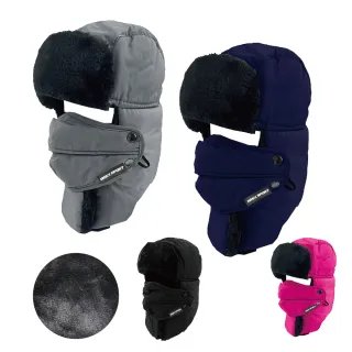 【AREXSPORT】極地防風保暖滑雪騎行連帽保暖面罩頭套(抗寒防水 連帽頭套 保暖頭套 滑雪 登山 多功能頭套)