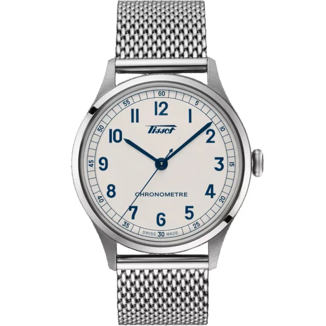 【TISSOT 天梭】Heritage 1938 傳承系列天文台認證機械錶  手錶 (T142.464.16.032.00/ 39mm)