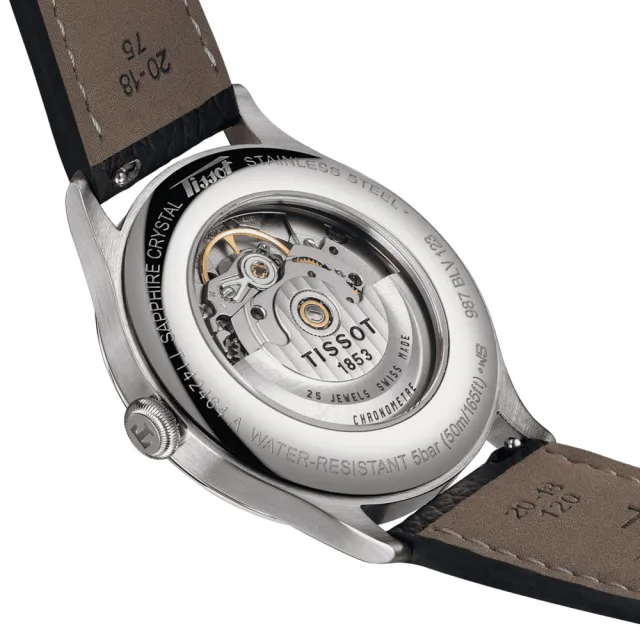 【TISSOT 天梭】Heritage 1938 傳承系列天文台認證機械錶  手錶 (T142.464.16.032.00/ 39mm)