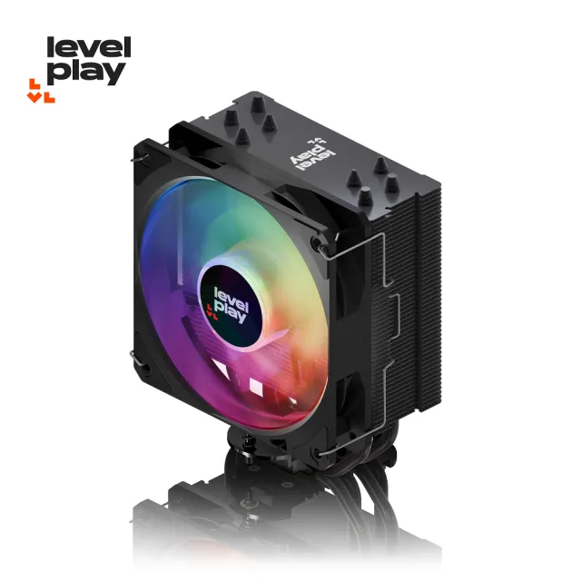 【Levelplay】銳玩 CA4 CPU散熱器 ARGB 黑(CA4 ARGB)