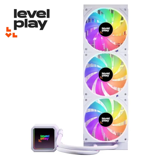 【Levelplay】銳玩  CL360 360mm ARGB 水冷 白(CL360 ARGB)（其他規格）
