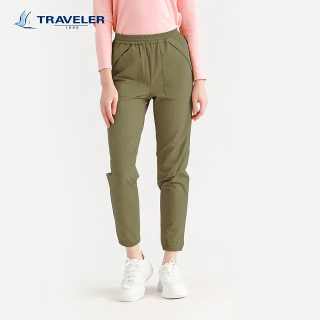 【TRAVELER 旅行者】女款四面彈撥水九分褲|242TR506(彈性/撥水/長褲)