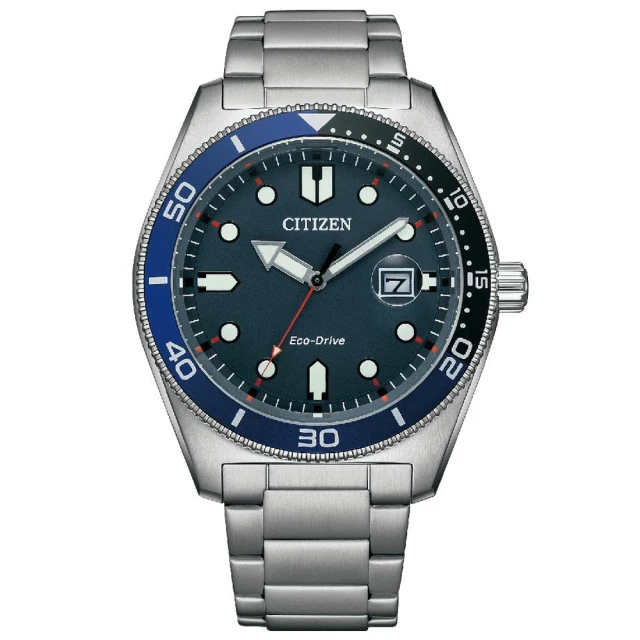 CITIZEN 星辰 GENTS系列 大三針光動能時尚腕錶/41.5mm(AW1761-89L)