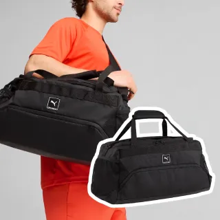 【PUMA】健身包 Training Medium 黑 可調背帶 鞋倉 旅行袋 旅行包 手提包 包包(090920-01)