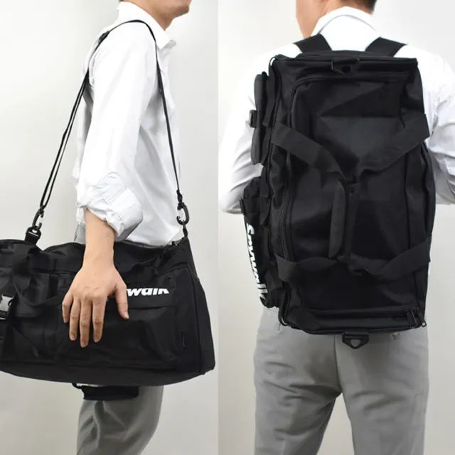 【men life】旅行袋 多功能背提兩用後背包(行李袋)