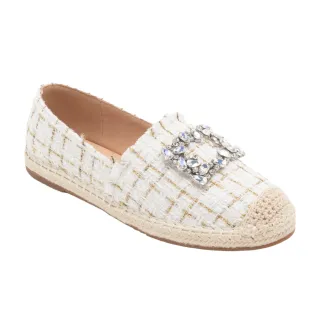 【Pineapple Outfitter】MABLI 小香風方鑽釦休閒鞋(米色)