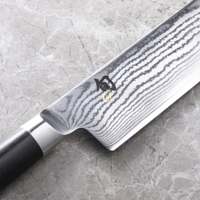 【KAI 貝印】旬 Classic 日本製大馬士革鋼高級方型料理刀 16.5cm DM-0728(菜刀 高品質 切肉 切魚 料理刀)
