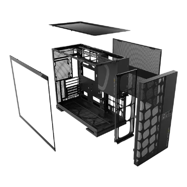【Geometric Future】幾何未來 Model 5 Vent 鐵扇 網孔面板 全黑(M5鐵扇)