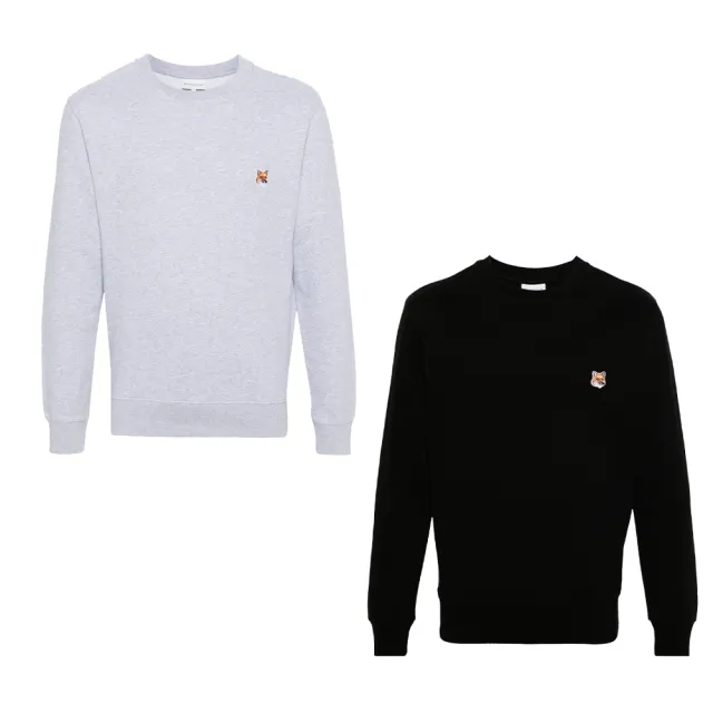 【Maison Kitsune】狐狸頭 小狐狸 黑色/灰色 純棉 短袖 T-SHIRT 上衣 S/L(LM00301KM0001)