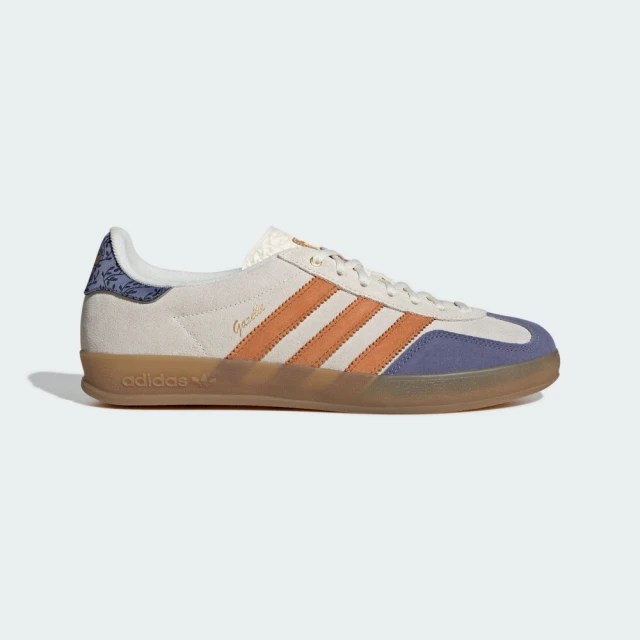 adidas 愛迪達 休閒鞋 女鞋 運動鞋 三葉草 GAZELLE INDOOR 米橘藍 JQ0956