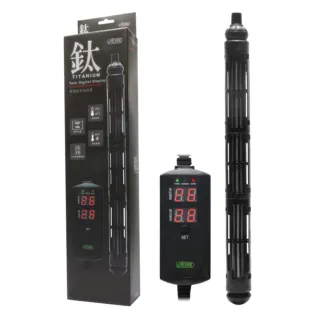 【ISTA 伊士達】500W 鈦管雙顯示加熱棒  溫度設定/過溫保護/LED雙螢幕顯示/加溫棒(魚缸溫度控制 IH976)