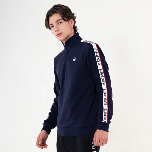 【LE COQ SPORTIF 公雞】雙11 休閒經典長袖立領衫 男款-3色-LWU21941