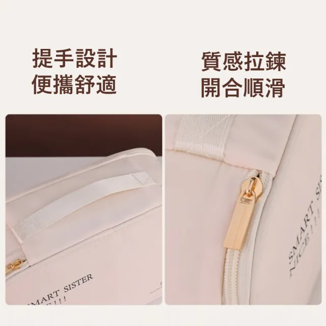 【Yurm】出差旅行便攜內衣收納包 行李箱內衣褲分裝袋 盥洗化妝包 衣物收納袋(內褲/襪子/化妝工具)