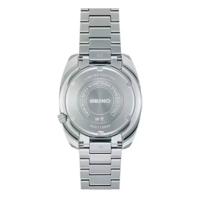 【SEIKO 精工】5 Sports 限量經典復刻機械腕錶-黑面/38.5mm(SRPL05K1 / 4R36-16L0D)