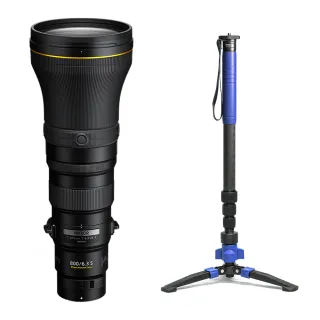 【Nikon 尼康】NIKKOR Z 800mm f6.3 VR S + AOKA KV284C 8X碳纖維專業級單腳架 拍鳥季(總代理公司貨)