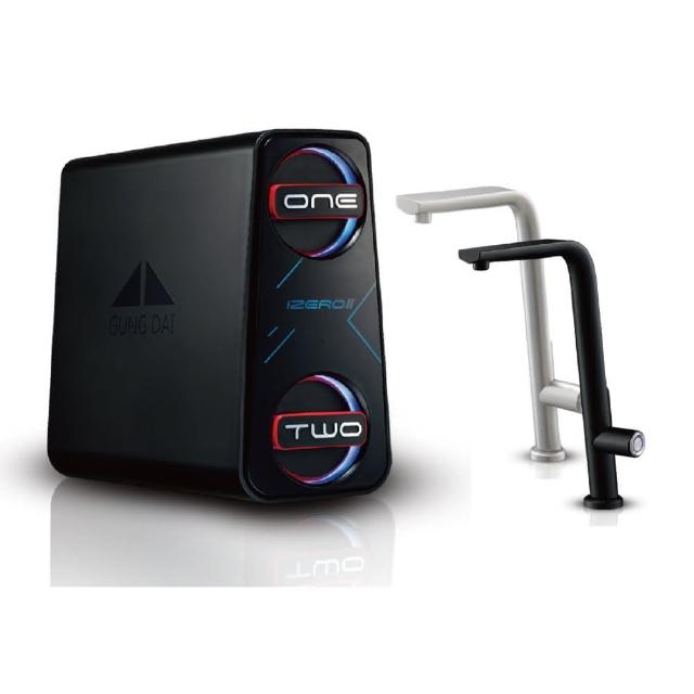 宮黛 GD 600G 宮黛 GD SOLO 全智慧美學落地型飲水機，內建 GDIZERO 立式 RO 直輸機，造水量高達 600 加侖/天，提供熱水 12L、溫水 2.5L、冰水 1.5L。全熱交換設計，醫療級 ST-316 加熱管，食品級 ST-304 不鏽鋼缸體。臺灣製造，110V 電壓，800W 功率，節能一級能源標章。尺寸寬 31.2 x 深 47.1 x 高 136 cm，含全臺基本安裝、3M 保鮮盒及花露水贈品。BSMI 認證 R56193，2 年保固，適閤家庭辦公室使用，RO 直輸淨水，過濾流量 1400-1600ml/min，水源 TDS ≦500PPM。