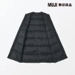 【MUJI 無印良品】女輕量羽絨抗靜電內裏無領長版背心(共3色)