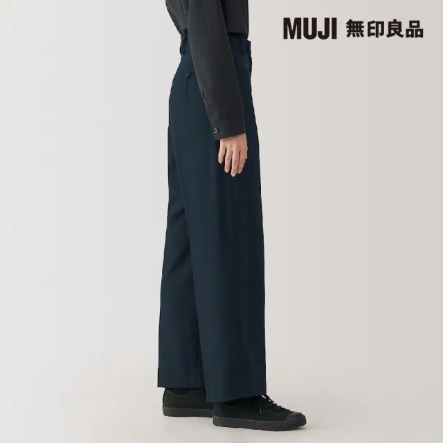 【MUJI 無印良品】MUJI Labo女羊毛混直筒褲(共3色)