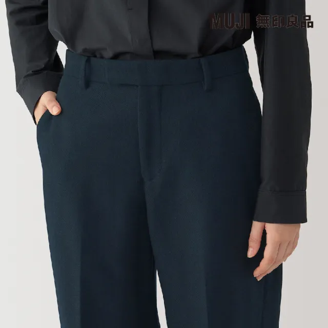 【MUJI 無印良品】MUJI Labo女羊毛混直筒褲(共3色)