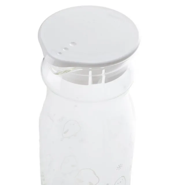 【NITORI 宜得利家居】DECO HOME商品 耐熱玻璃水壺 長尾山雀 SIMAENAGA 1.2L c-DY01(耐熱玻璃)