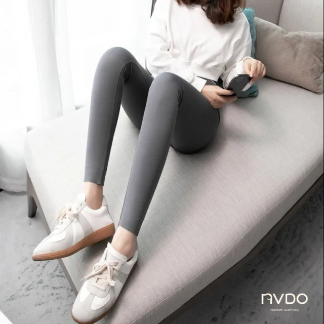 【NVDO】超值2件組-四季款視覺顯瘦芭比鯊魚褲(M-2XL/運動褲/瑜珈褲/F053)