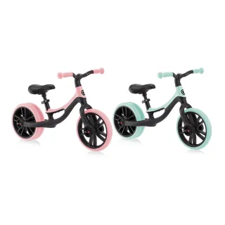 【GLOBBER 哥輪步】法國 GO BIKE ELITE DUO雙後輪平衡滑步車-2色任選(滑步車、學步車、平衡車、滑板車)